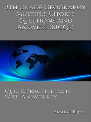 cover image of 8th Grade Geography Multiple Choice Questions and Answers (MCQs)